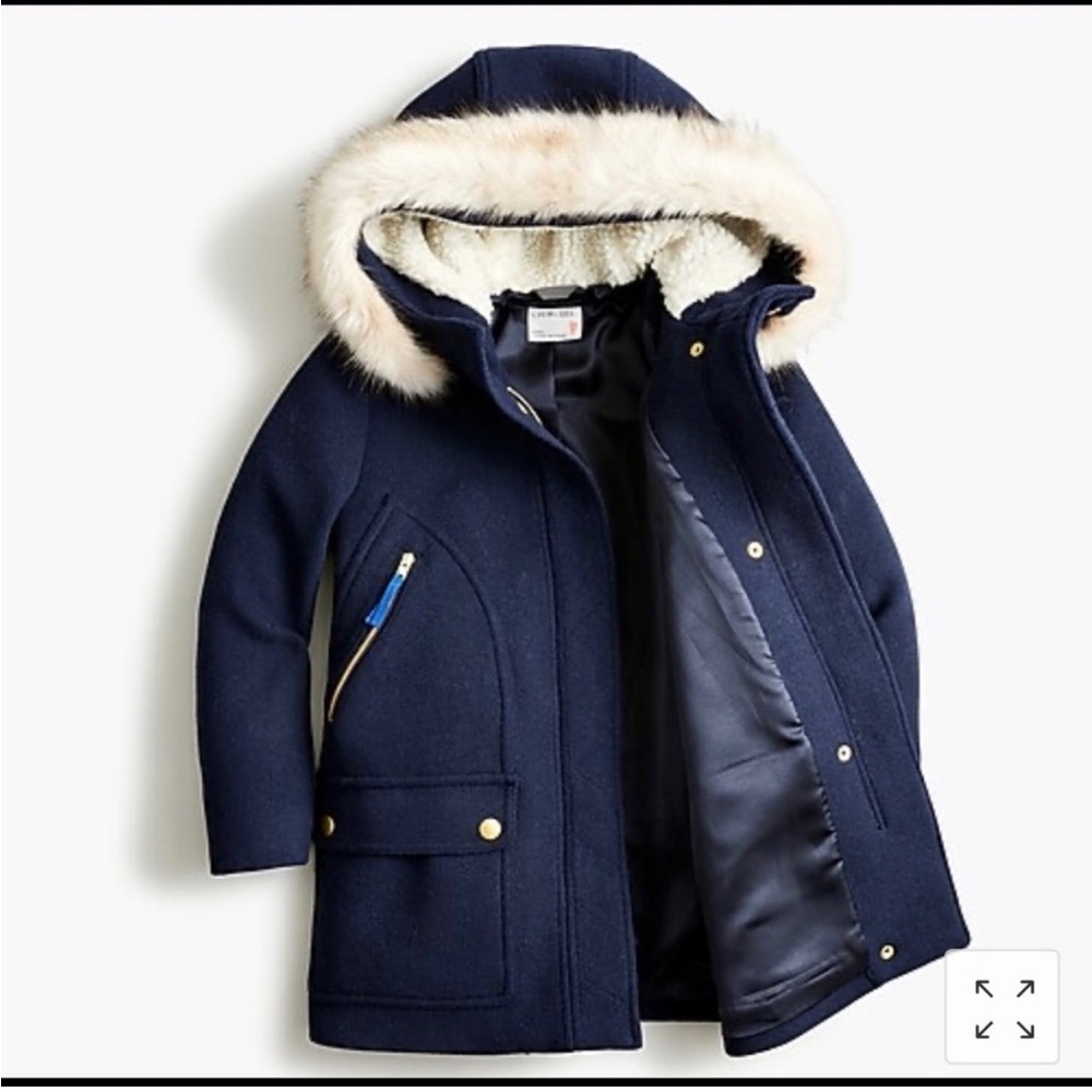 Jcrew girls chateau parka